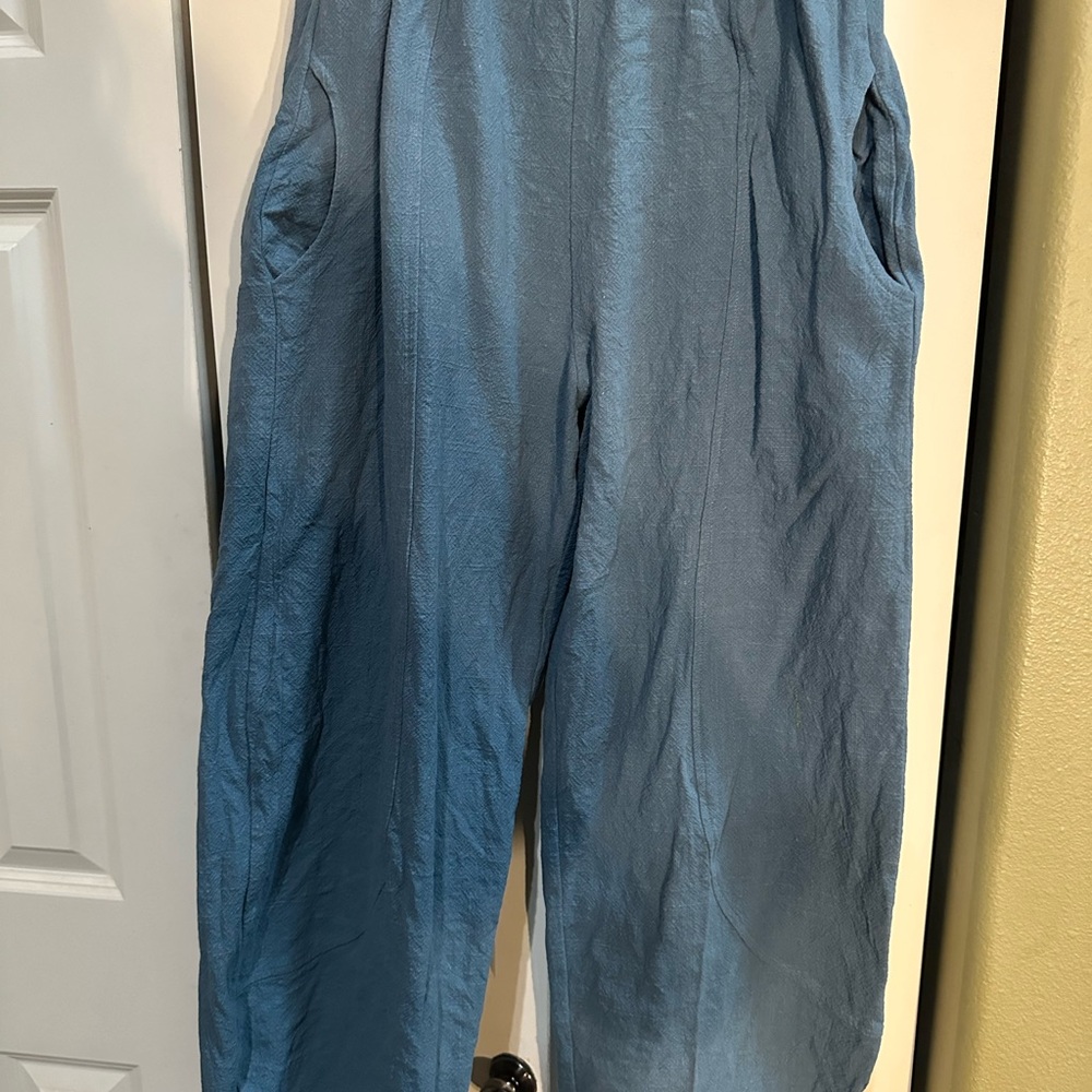 IXIOME Women’s Linen Casual Lantern Style Pants Sz. M